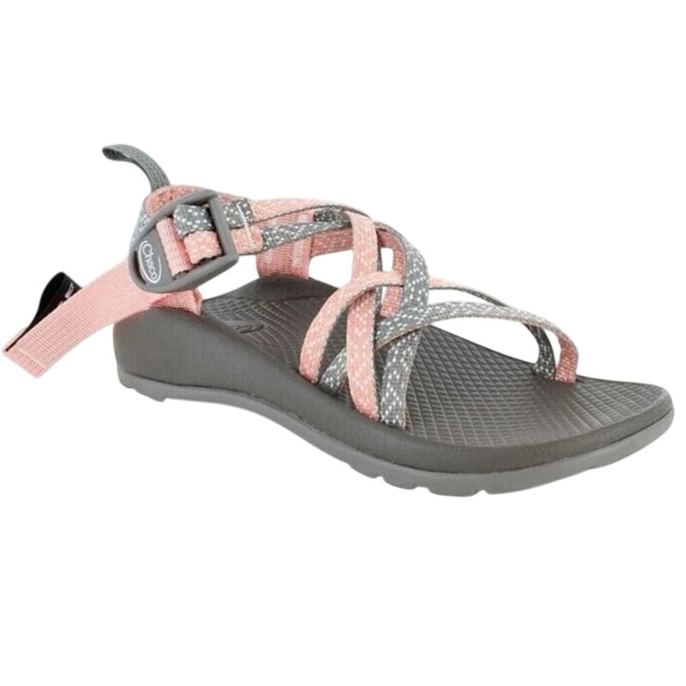 Chaco ZXl Ecothread Sport Sandals Kid's Big Girl's 3 GREY Burlap/Heather